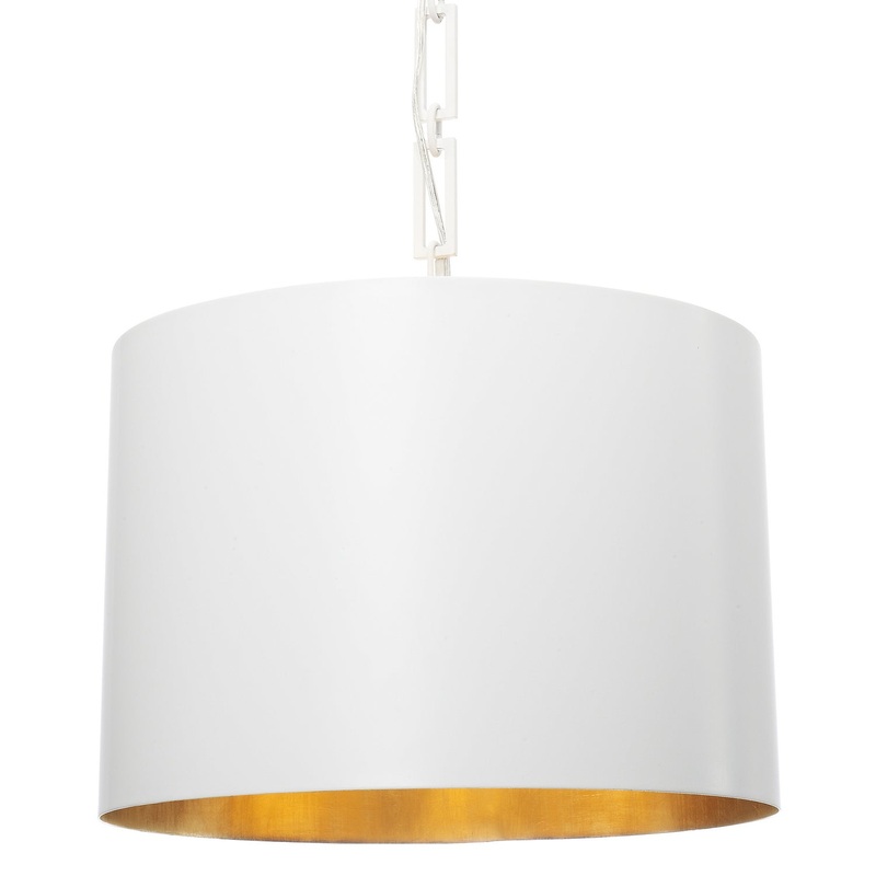 Crystorama 8686-MT-GA Alston Six Light Chandelier Matte White / Antique Gold