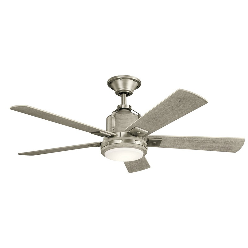 Kichler 300052NI 52″ Ceiling Fan, Brushed Nickel