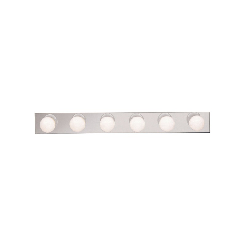 Kichler 626CH Six Light Linear Bath, Chrome