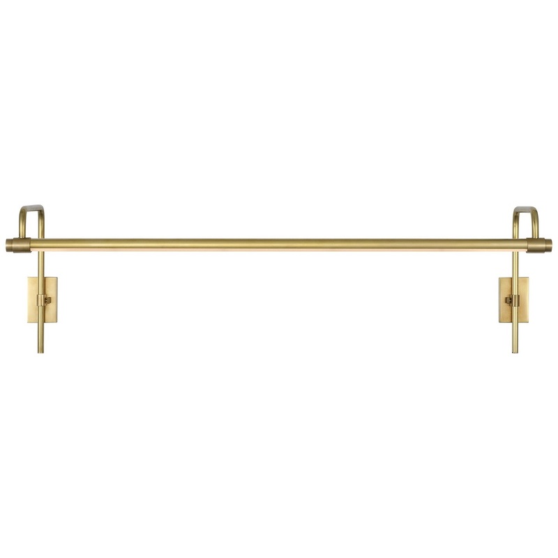 LED Picture Light from the Kidd Collection in Hand-Rubbed Antique Brass Finish by Visual Comfort Signature
