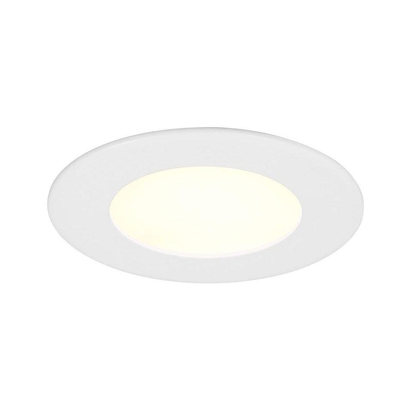 Midway 3 Recessed Round Slim White