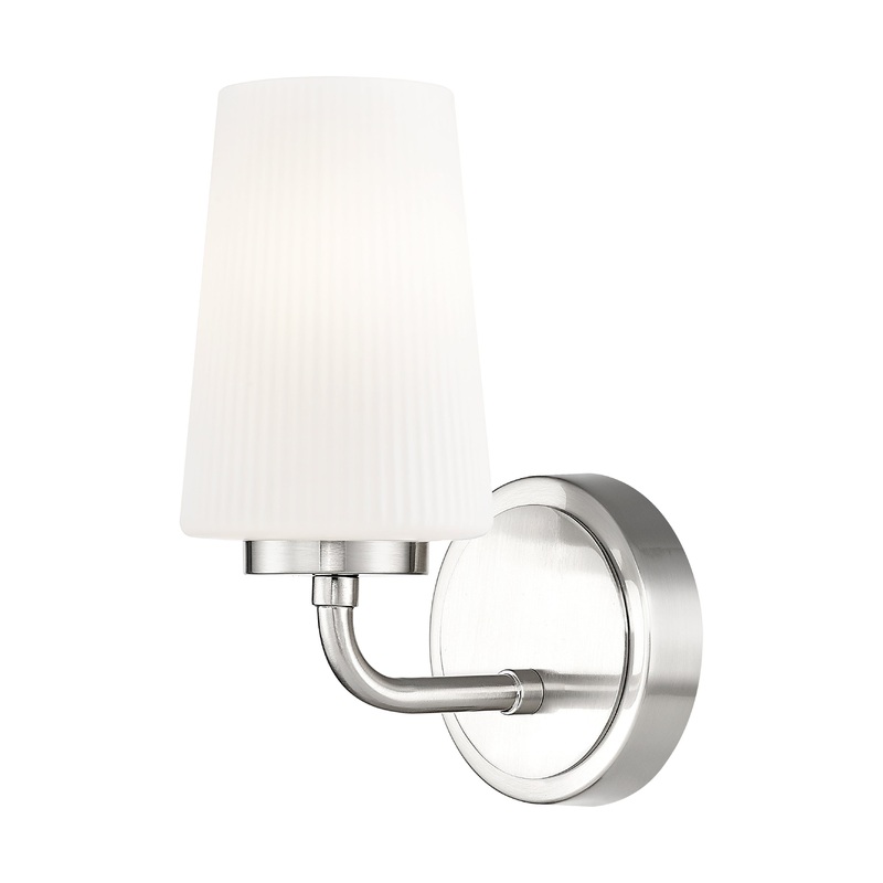 Montford 1-Light Wall Sconce Brushed Nickel