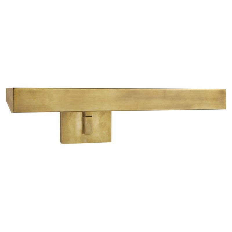 Two Light Picture Light from the Mcclain Collection in Hand-Rubbed Antique Brass Finish by Visual Comfort Signature
