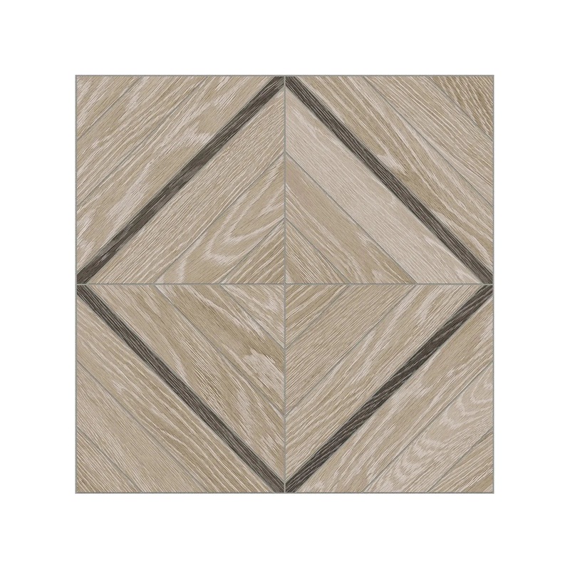 16″ x 16″ Aspen Paper Birch Marquetry Matte Porcelain Mosaics. 1 Sheet = 1.69 Sq. Ft.