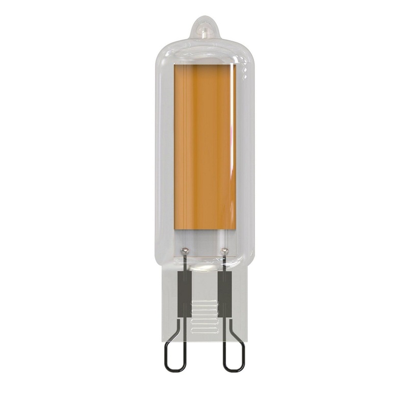3.5 Watt T4 Clear, 300  Lumens, G9 base, 120 Volt Light Bulb by Bulbrite