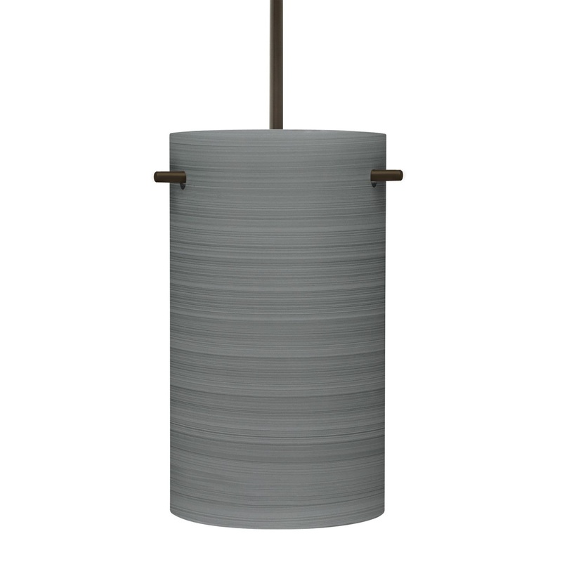 Besa J-4005TN-BR Besa Tamburo 5 Pendant One Light Pendant Bronze