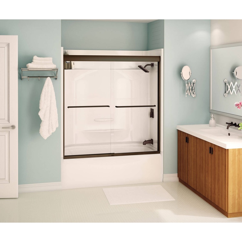 Kameleon Sliding Tub Door 55-59 x 57 in. 6 mm