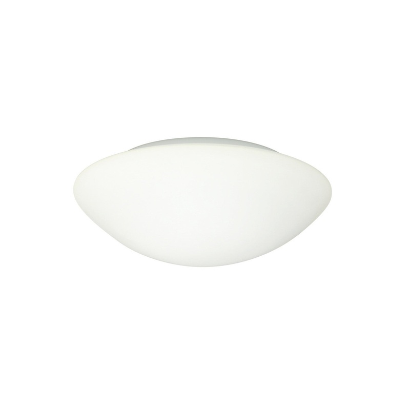 One Light Ceiling Mount from the Nova Collection in White Finish by Besa