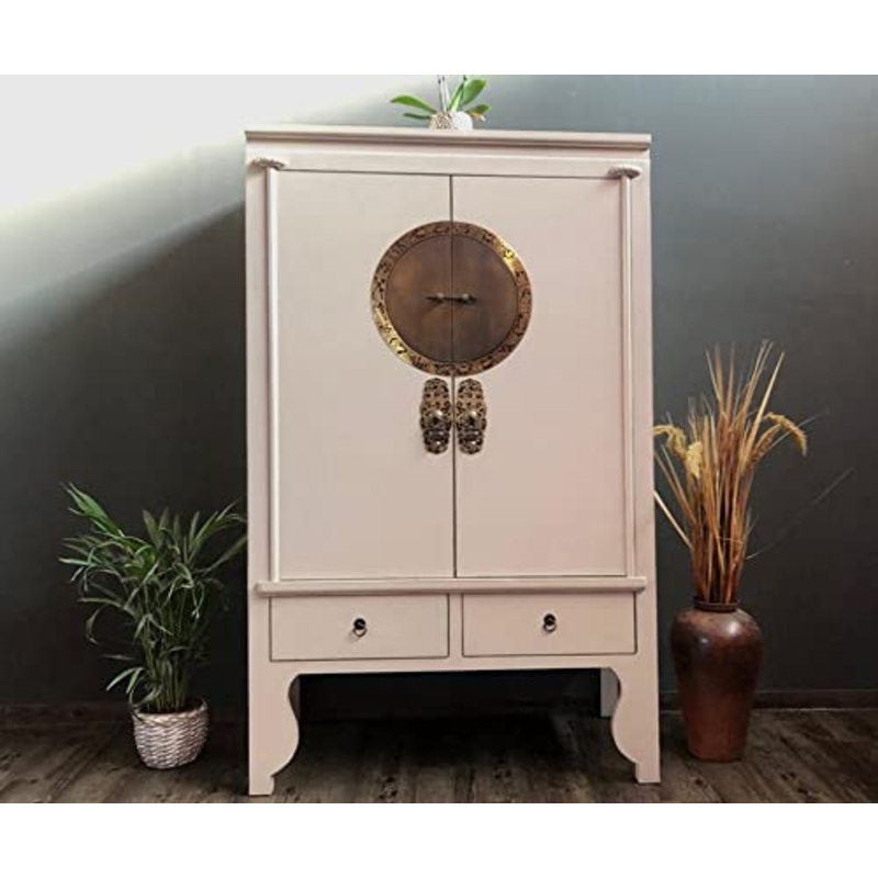 OPIUM OUTLET Com cassettiera credenza consolle Credenza mobili armadio matrimonio armadietto cinese asiatico orientale antico vintage shabby-chic Comodini cinesi camera da letto