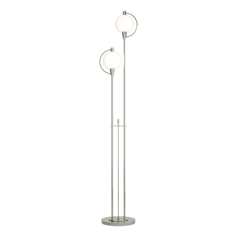 Pluto Floor Lamp Sterling Opal Glass (GG)
