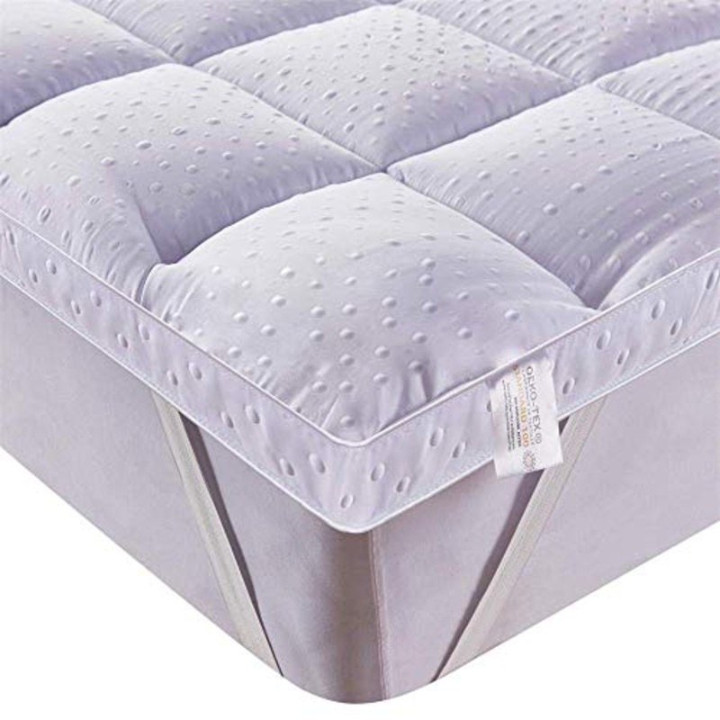 Bedecor Coprimaterasso in Microfibra Extra-Morbido,Adatto Anche per materassi a Molle e ad Acqua – 160 x 200 cm