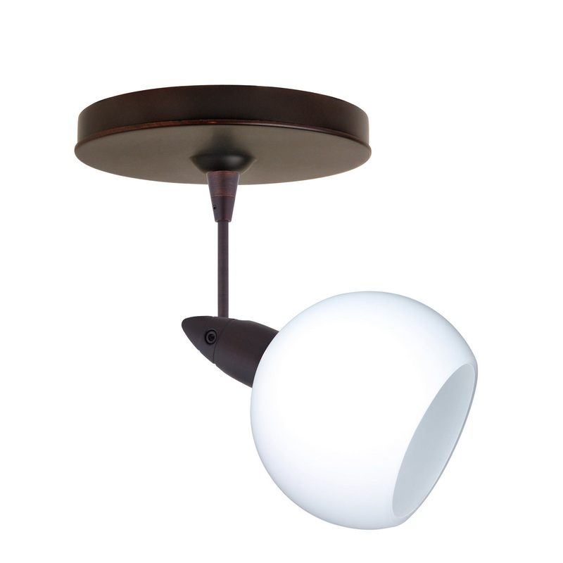 Besa 1SP-155907-BR Palla One Light Spotlight Bronze (Discontinued)