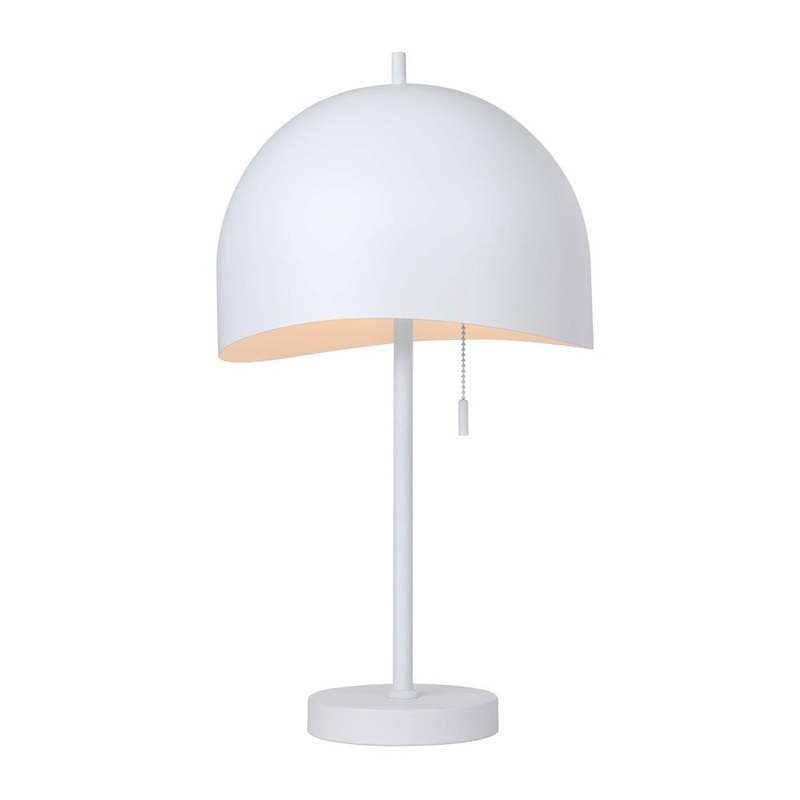 Canarm ITL1122A21WH Henlee One Light Table Lamp Matte White