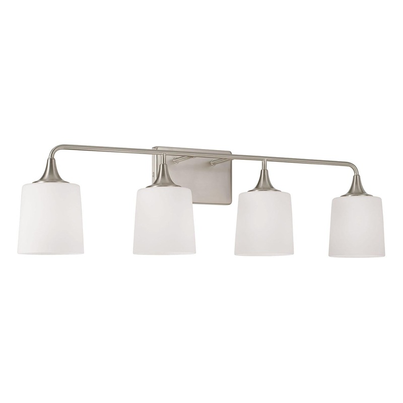 Capital Lighting 148941BN-541 Presley 4 Light Vanity Brushed Nickel