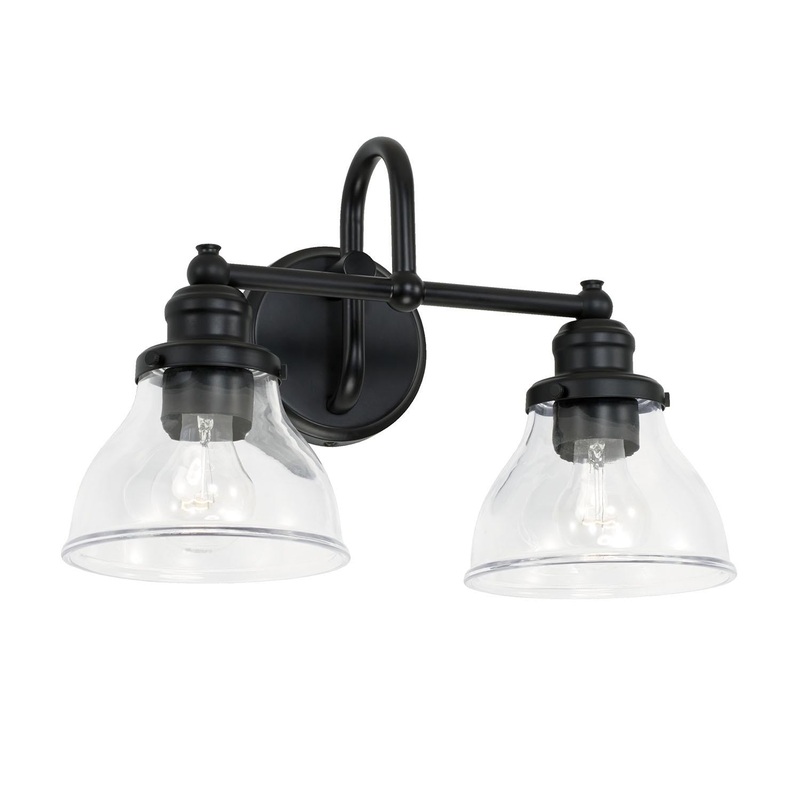 Capital Lighting 8302MB-461 Baxter 2 Light Vanity Matte Black