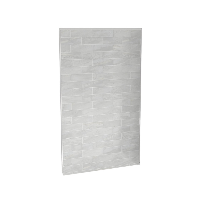 MAAX 103421-312-504 Utile 48 in. Composite Direct-to-Stud Back Wall in Organik Permafrost