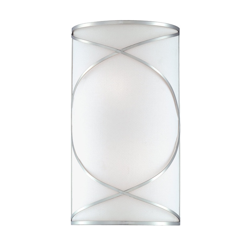 Two Light Wall Sconce from the Solo Collection in Brushed Nickel Finish by Eurofase
