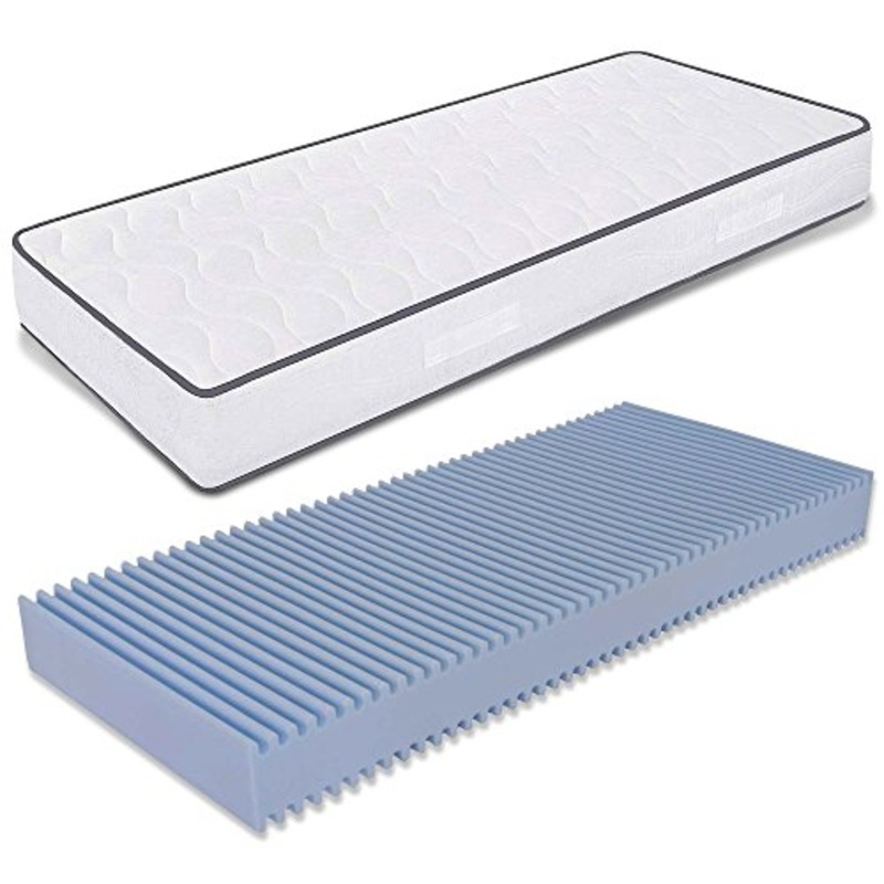 AILIME SRL Materasso su Misura Singolo 70X170X18 CM in WATERFOAM Ortopedico con Dispositivo Medico DETRAIBILE