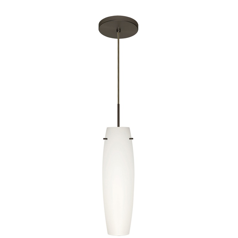 Besa 1BT-412107-HAL-BR Tu Tu One Light Pendant Bronze
