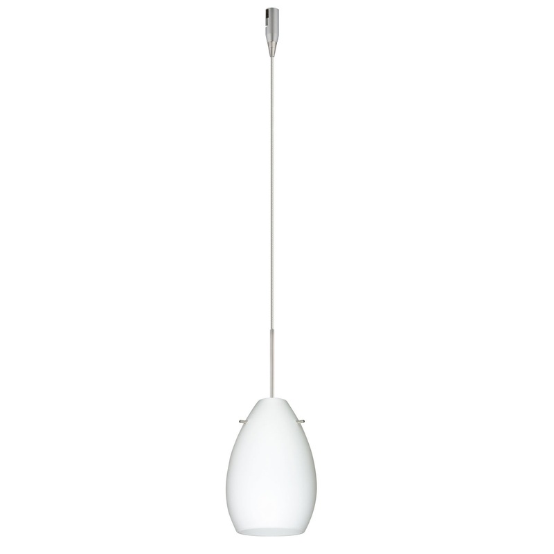 Besa RXP-171307-SN Pera One Light Pendant Satin Nickel