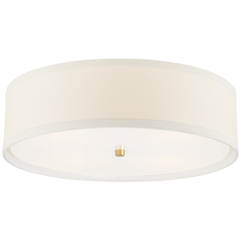 Four Light Flush Mount from the Walker Collection in Gild Finish by Visual Comfort Signature