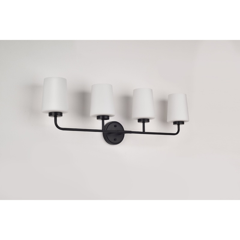 Hillsdale 4-Light Vanity Black