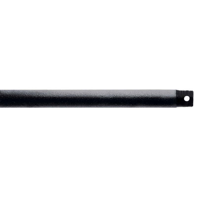 Kichler 360003DBK Fan Down Rod, Distressed Black