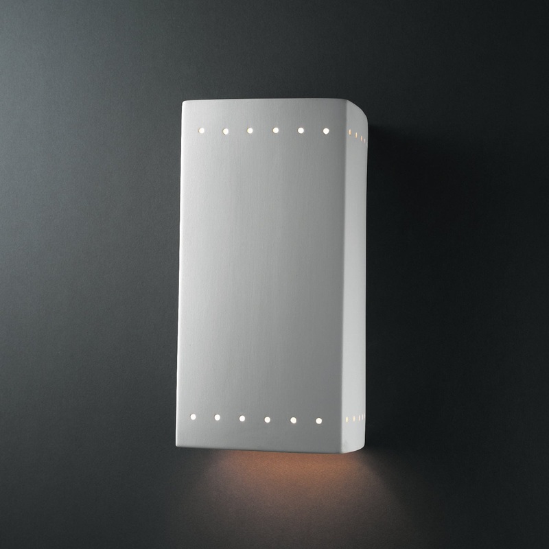 Lantern from the Ambiance Collection in Bisque Finish by Justice Designs