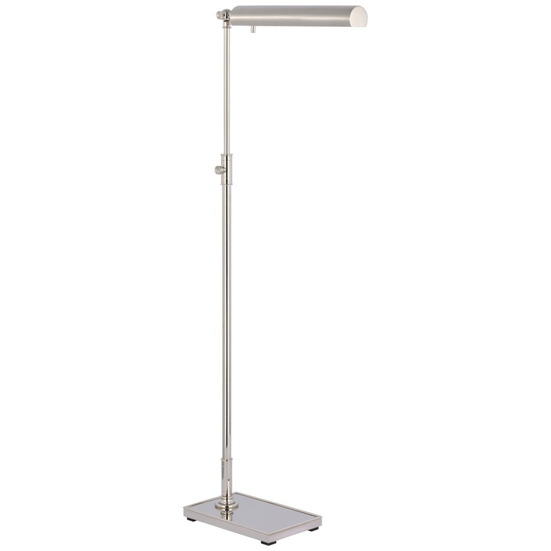 LED Floor Lamp from the Lawton Collection in Polished Nickel Finish by Visual Comfort Signature