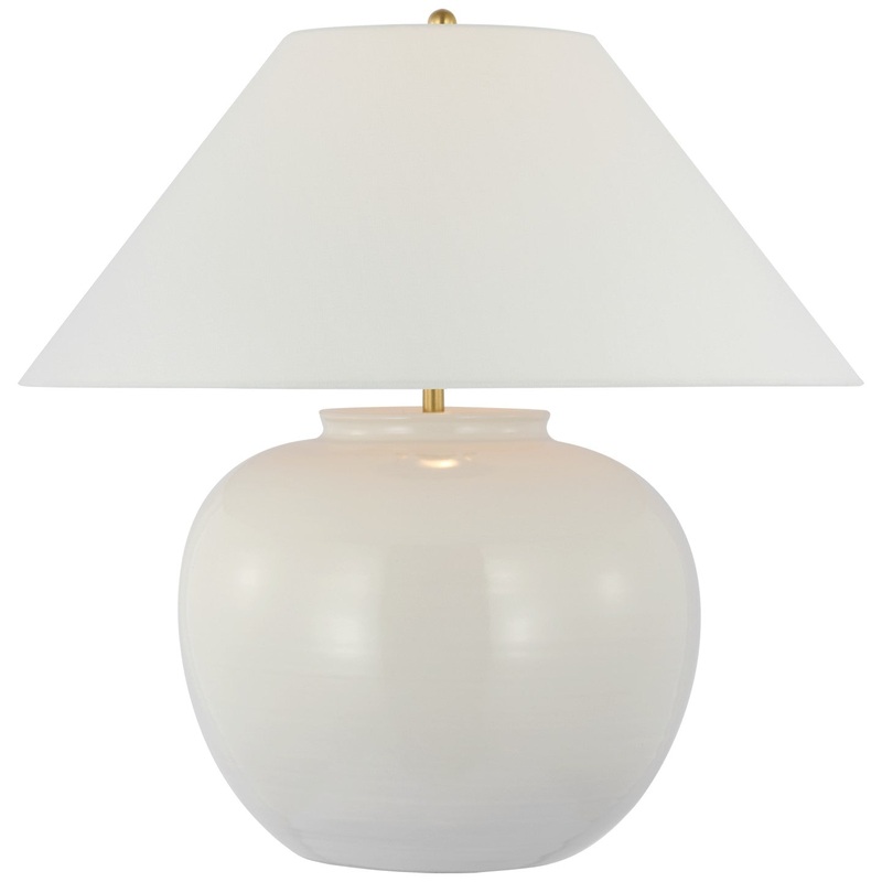 LED Table Lamp from the Casey Collection in Ivory Finish by Visual Comfort Signature