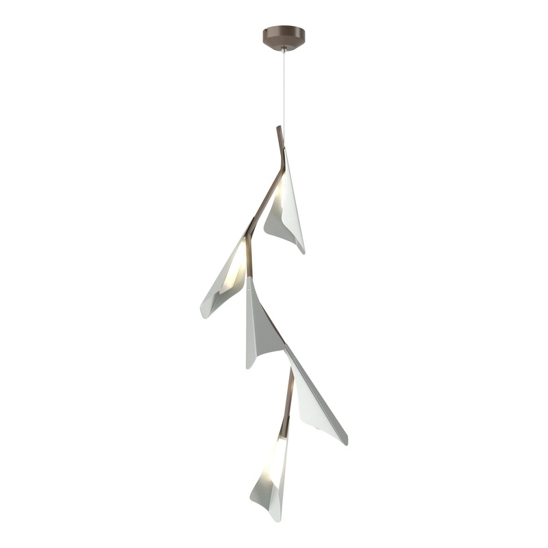 Plume 5-Light LED Pendant Bronze Vintage Platinum