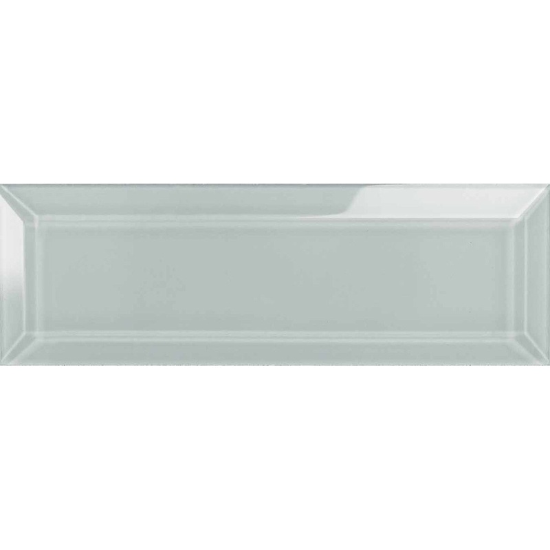 3″ x 9″ Bevelled Element Cloud Glossy Glass Wall Tile 38-023
