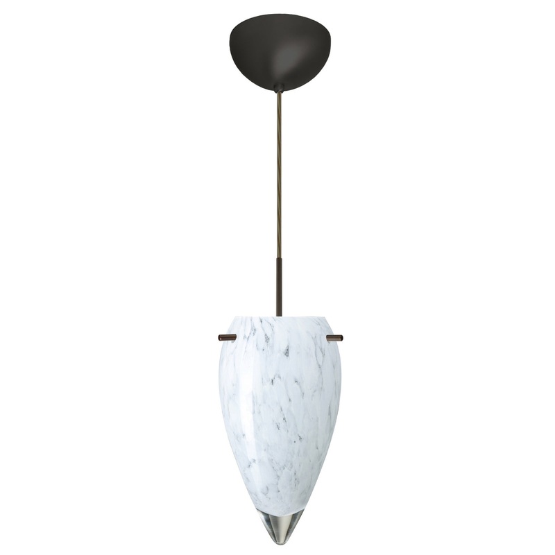 Besa 1JC-412519-LED-BR Juli One Light Pendant Bronze (Discontinued)