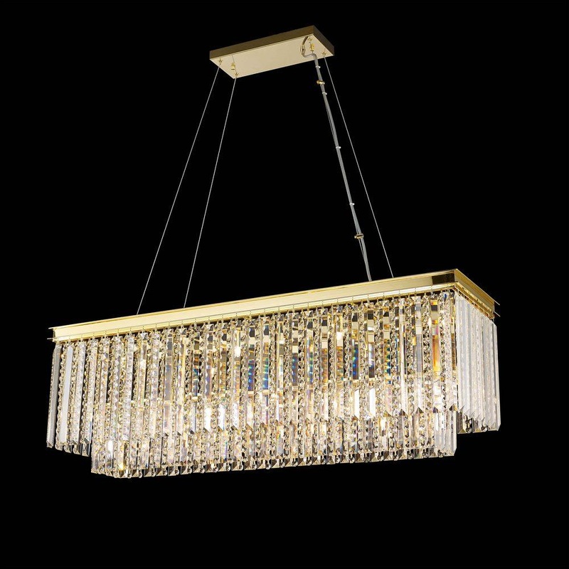 Carousel 25-Light Chandelier Gold