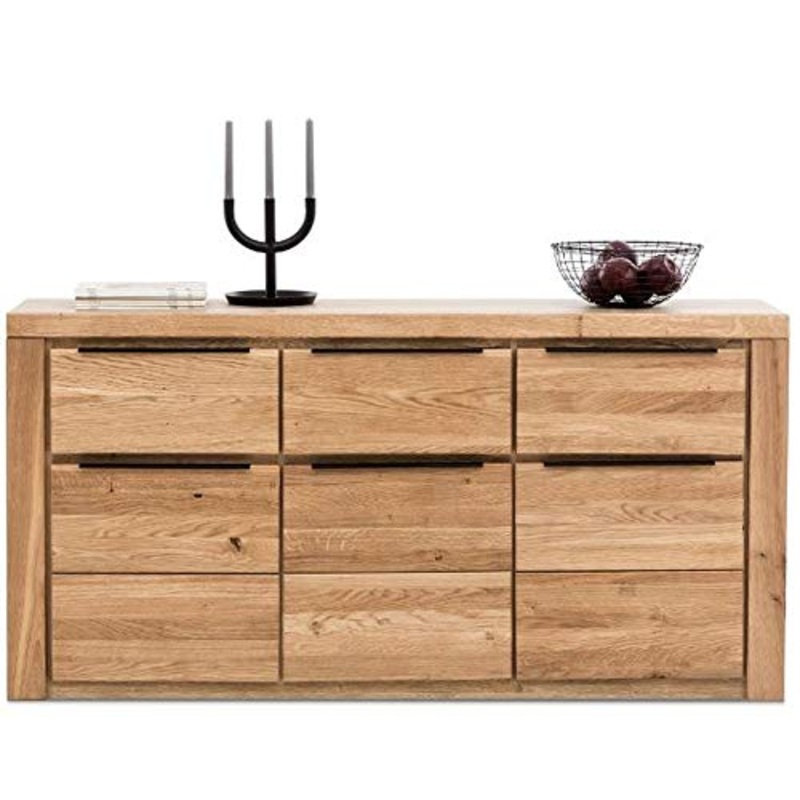 Credenza Greta – Credenza in legno di quercia oliato, 160 cm