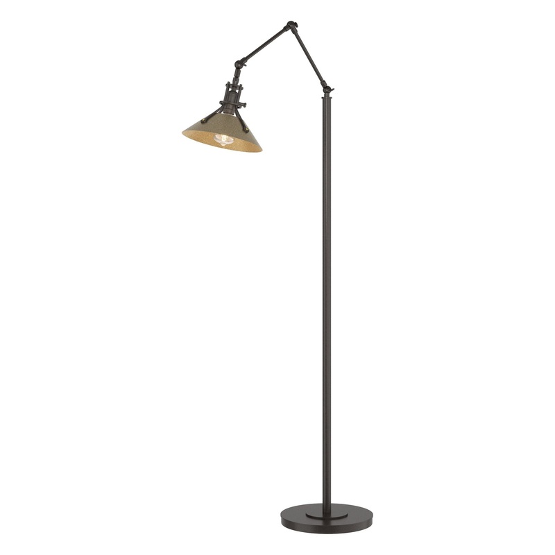 Henry Floor Lamp Oil Rubbed Bronze Soft Gold