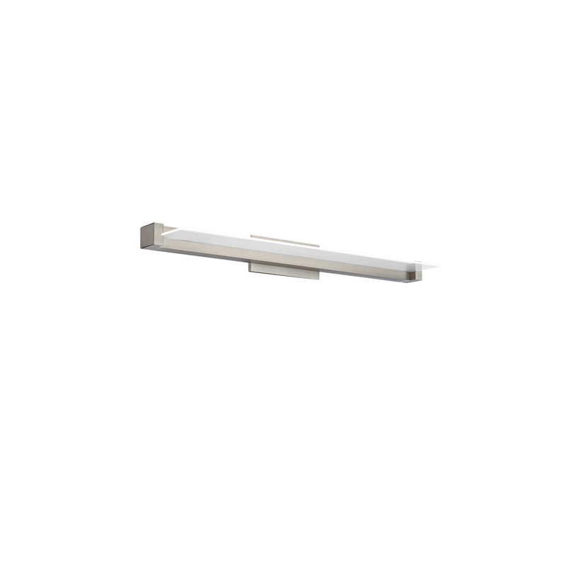 LED Bath from the Spectre Collection in Brushed Nickel Finish by W.A.C. Lighting