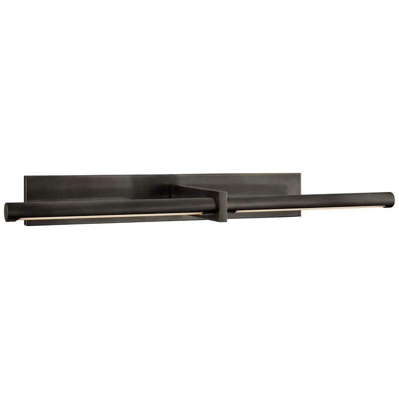 LED Picture Light from the Axis Collection in Bronze Finish by Visual Comfort Signature