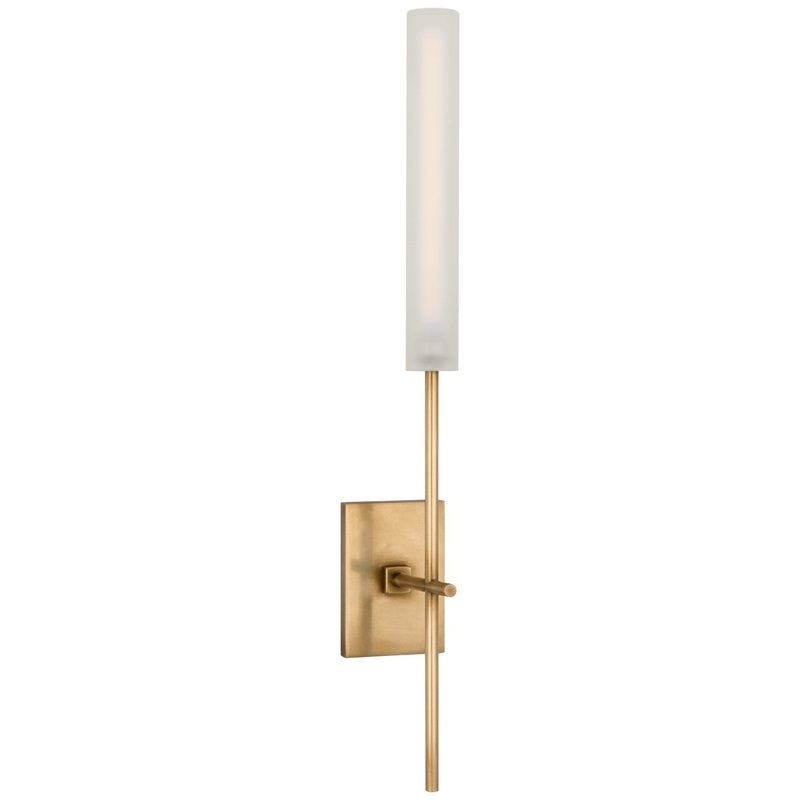 LED Wall Sconce from the Fay Collection in Hand-Rubbed Antique Brass Finish by Visual Comfort Signature