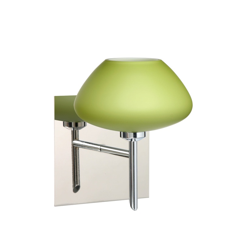 One Light Wall Sconce from the Peri Collection in Chrome Finish by Besa