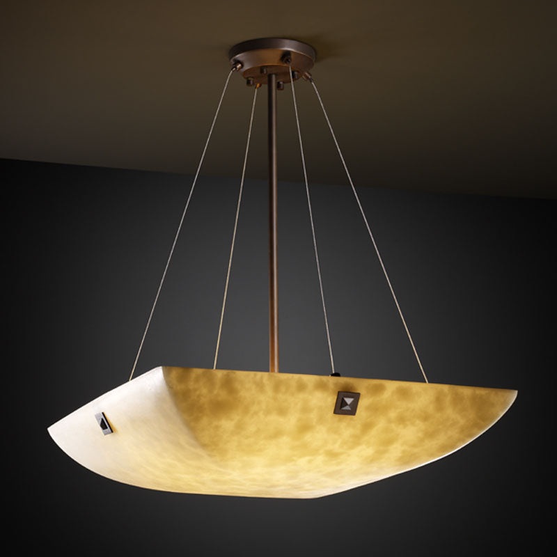 Pendant from the Clouds Collection in Dark Bronze Finish by Justice Designs