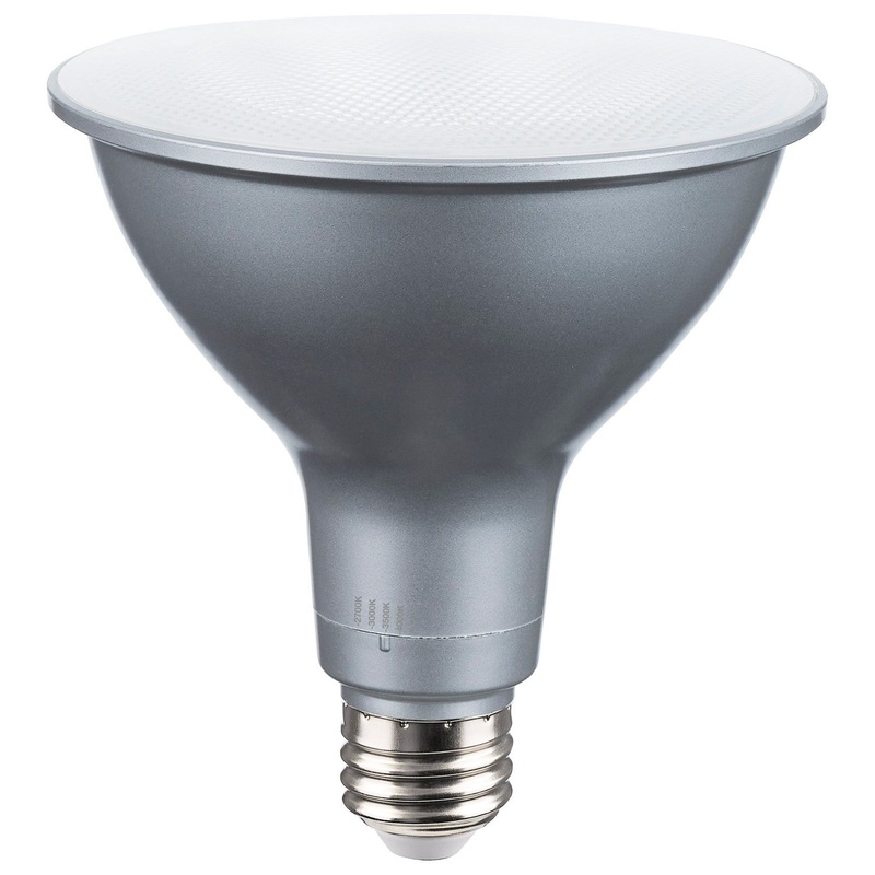 21 Watt PAR38 High Lumen LED – 27K/30K/35K/40K/50K CCT Selectable – Medium Base – 120 Volt Light Bulb by Satco
