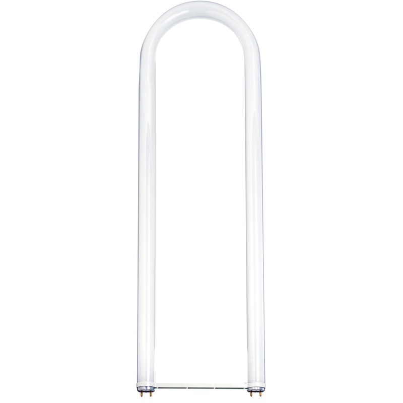 28 Watt, T8, U-Bend Fluorescent, 6500K Daylight, 85 CRI, Medium Bi Pin base Light Bulb by Satco