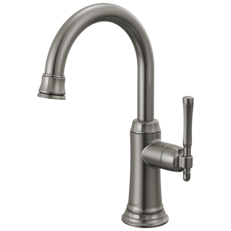 Beverage Faucet Tulham Beverage 1 Lever ADA Brilliance Luxe Steel Arc 360 Degree Swivel