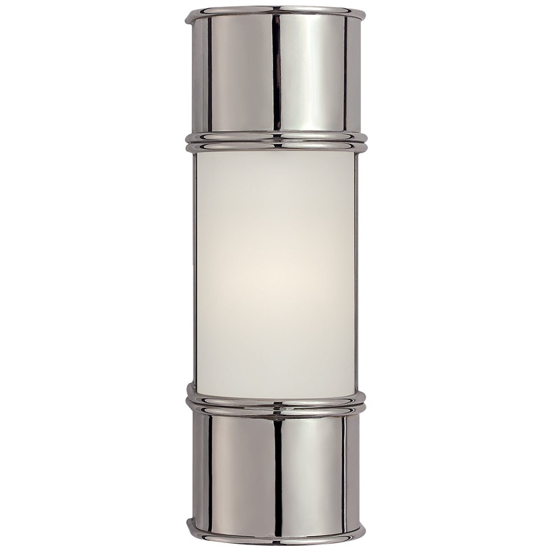 One Light Bath Sconce from the Oxford Collection in Chrome Finish by Visual Comfort Signature