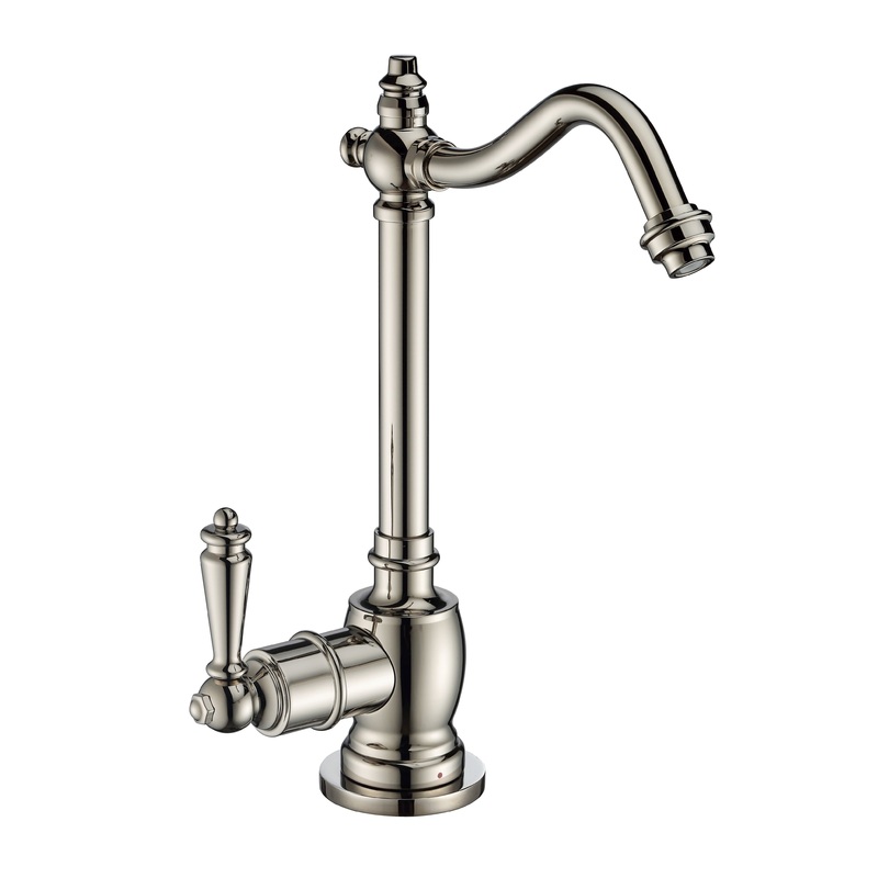 Point of Use Instant Hot Water Drinking Faucet with Traditional Swivel Spout