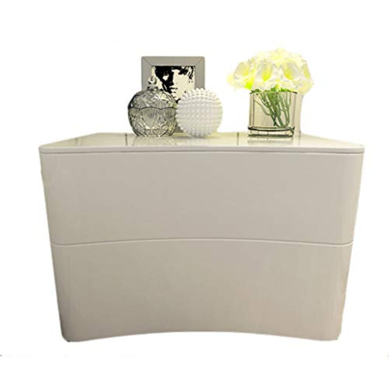 Yyqx Comodino Comodino Minimalista Moderno di Nordico della Camera da Letto di immagazzinaggio di personalit Dipinto Bianco del Letto Comodini Letto