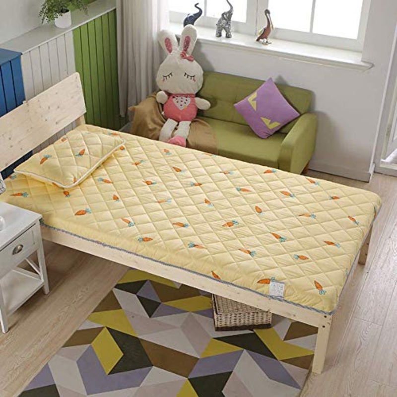 Z&HA Tatami Tappetino, 5 cm di Spessore Tappetino futon MattressTopper Tradizionale Giapponese futon ispessite Queen Size Standard Dimensione Dorm,N,120×190 cm