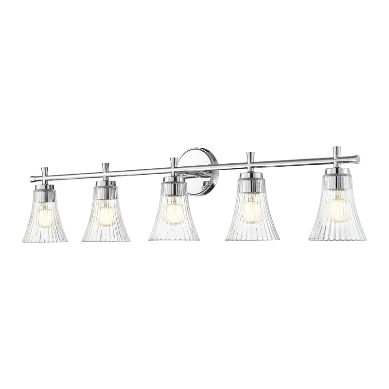 Belle 5-Light Vanity Chrome