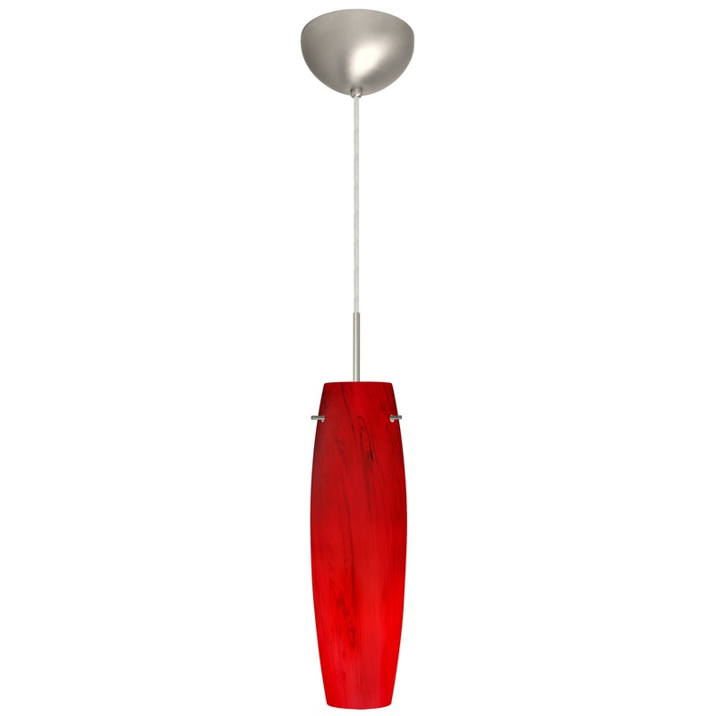 Besa 1BC-4121MA-MED-SN Tu Tu One Light Pendant Satin Nickel